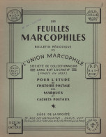 Les Feuilles Marcophiles - N°156 - Französisch (ab 1941)