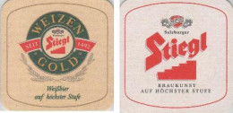 5002783 Bierdeckel Quadratisch - Stiegl Weizengold - Sous-bocks