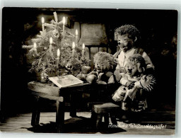 39598241 - Herzliche Weihnachtsgruesse Familie Mecki Vor Leuchtendem Weihnachtsbaum August Gunkel 101 - Autres & Non Classés