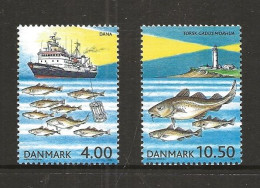 Denmark 2002 Centenary Of The International Council For The Exploration Of The Sea (ICES) Mi 1316-1317 MNH(**) - Ungebraucht
