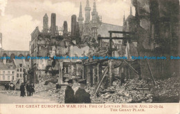 R672702 The Great European War 1914. Fire Of Louvain Belgium. Aug. 22. 23. 24. T - Monde