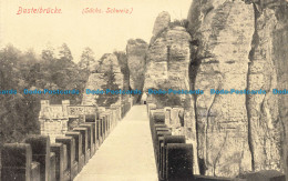 R673306 Basteibrucke. Sachs. Schweiz. Hof Kunstanstalt Loffler - Monde