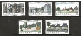 Denmark 2002  Residential Buildings (I). Mi 1321-1325 MNH(**) - Unused Stamps