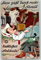 39414941 - Leise Zieht Durch Mein Gemuet Liebliches Gelaeute Humor CA Nr.4379 - Cows