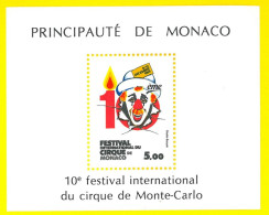 MONACO 1984 10° Festival Del Circo - Ongebruikt