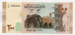 Syria 2021 200 Pound P114b Uncirculated Banknote - Syria