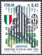 2005 Italia 2872 Juventus Campione Mnh** - 2001-10: Nieuw/plakker