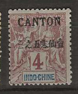 1903 MH Canton Yvert 19 - Unused Stamps