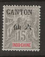 1903 MH Canton Yvert 22 - Unused Stamps