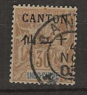 1903 USED Canton Yvert 30 - Gebraucht