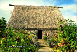 3-6-2024 (11) Fiji (posted To Australia) Fijian Bure (Village House) - Fidji