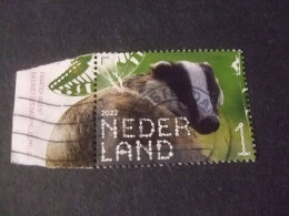 Nederland Beleef De Natuur   Nr 4033, De Das Met Velrand - Gebruikt