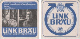 5002715 Bierdeckel Quadratisch - Link Bräu - Täglich Brot - Beer Mats
