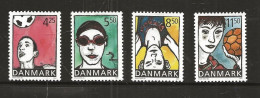 Denmark 2003 Sport And Youth., Football,  Swimming,  Gymnastics,  Handball Mi 1331-1334 MNH(**) - Ungebraucht