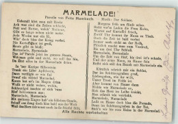 39882541 - Gedicht Parodie Humor Marmelade Von Fritz Humbach WK I - Andere & Zonder Classificatie