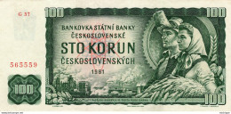 100 Sto Korun 1961 Tchécoslovaquie  Très Bon état - Tchécoslovaquie