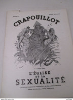 Journal Le Crapouillot  N° 34 N° Spécial   église Et Sexualité    Très Bon état - Sonstige & Ohne Zuordnung