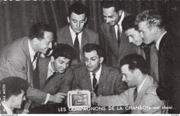 N° 31 PHOTO 9 X13 FAC SIMILE AUTOGRAPHE  DE   LES COMPAGNONS DE LA CHANSON - Actors & Comedians