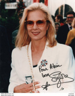 N° 66  GRANDE ET BELLE PHOTO  AUTOGRAPHE DEDICACE DE SYLVIE VARTAN - Other & Unclassified