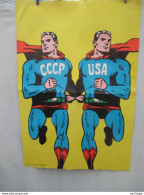 AFFICHE ORIGINALE De CIESLEWICZ -   SUPERMAN -  81 Cm Par 55 Cm - 1968 - - Posters