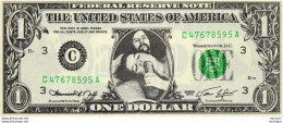 Billet  Etats Unis   One  Dollar Neuf Factice - Other & Unclassified
