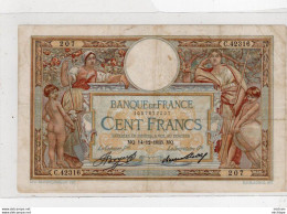 Billet -  FRANCE - 100 Francs L O M 1933  M Q   14 -12  C 42316 - 100 F 1908-1939 ''Luc Olivier Merson''