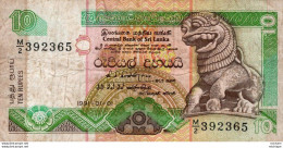 Billet -  SRI LANKA     10 Rupees 1991 - Sri Lanka