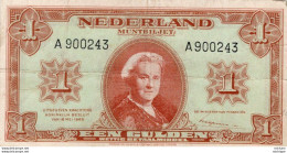Billet - PAYS BAS - 1 Gulden - Nederland -   A  900243  - Mai 1945 - Altri & Non Classificati