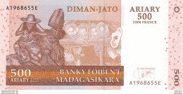 Billet De Madagascar 500 Ariary 2004  - Neuf - Madagaskar