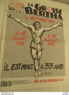 La Grosse Bertha  N° 92 Journal Satyrique  12 Pages - 1950 - Today