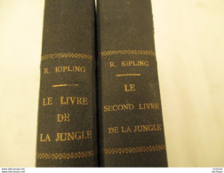 Le Livre De La Jungle En Deux Volumes  - 1929 -  R.Kipling 1929 Format  12 Cm Par 18 Cm Bon état  700 Gr - 1901-1940