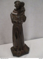 Sculpture - Saint Joseph En Bronze - 30 Cm - Très Belle Patine - 1Kg 9 - Superbe - Bronzen