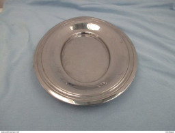 Mini Plat En Métal Argenté   Pour Présentation  18 Cm Sur 5 Cm - Silverware