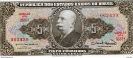 Brésil  5 Cruzeiros  004037   Billet  Neuf - Brazilië