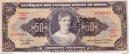 Brésil  100 Cruzeiros 032477  Ce Billet A Circulé - Brazilië