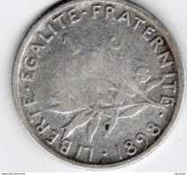 1 Franc    Argent    1898 - 1 Franc