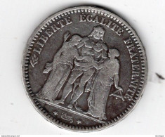 5 Francs Argent -   Hercule  1849 A - 5 Francs