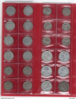 Lot De 124 Pièces De Monnaies  Françaises - Année Toute Différentes Par Genre -quelques Unes Sot Neuves 560 Gr Environs - Lots & Kiloware - Coins
