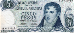 ARGENTINE 5 Pesos  Neuf - Argentina