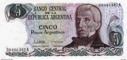 ARGENTINE  5 Pesos  Neuf - Argentine