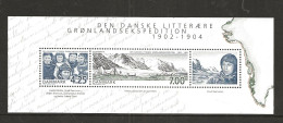 Denmark 2003 Centenary Of The Danish Literary Expedition To Greenland.,  Mi Bloc 20 MNH(**) - Ungebraucht