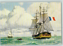 10366141 - Nr. 806 Serie Corsaires Et Vaisseaux   Sign. Etienne Blandin AK - Segelboote