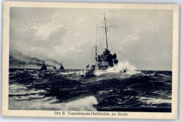 51304541 - Din II. Torpedoboots-Halbflotille Im Sturm - Krieg