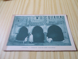 CPA Tozeur (Tunisie).Une Maison Indigène - Carte Animée. - Tunesië