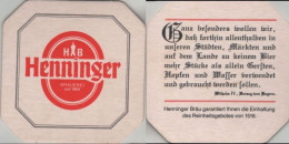 5006708 Bierdeckel Quadratisch - Henninger - Beer Mats