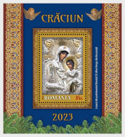 Romania 2023 - Christmas - S/S MNH - Unused Stamps