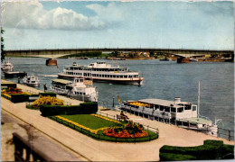 3-6-2024 (11) Germany (posted To Australia 1960 With Olympic Stamp) Bonn (& Bridge) - Bridges