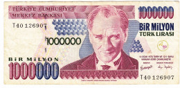 TURQUIE - Billet De 100000  Lirasi BIR MILYON De 1970 - T40126907 - Türkei