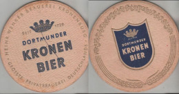 5006416 Bierdeckel Rund - Dortmunder Kronen Bier - Beer Mats