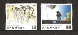 Denmark 2003 Contemporary Art (X). Paintings By Sys Hindsbo And Poul Anker Bech  Mi 1348-1349 MNH(**) - Unused Stamps